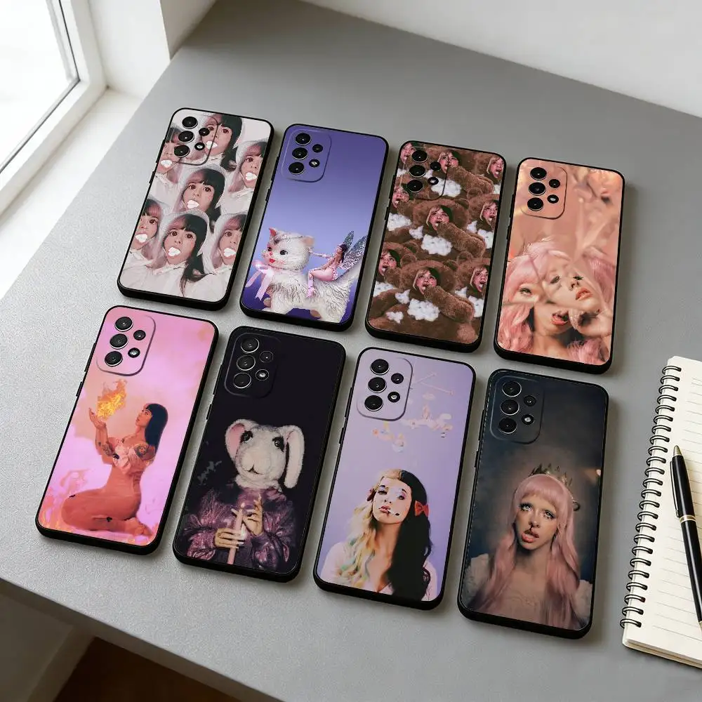 

Singer M-Melanie M-Martinez Phone Case Black Silicone Soft For Samsung S25,S24,S21,S22,S23,S30,Ultra,S20,Plus,Fe,Lite