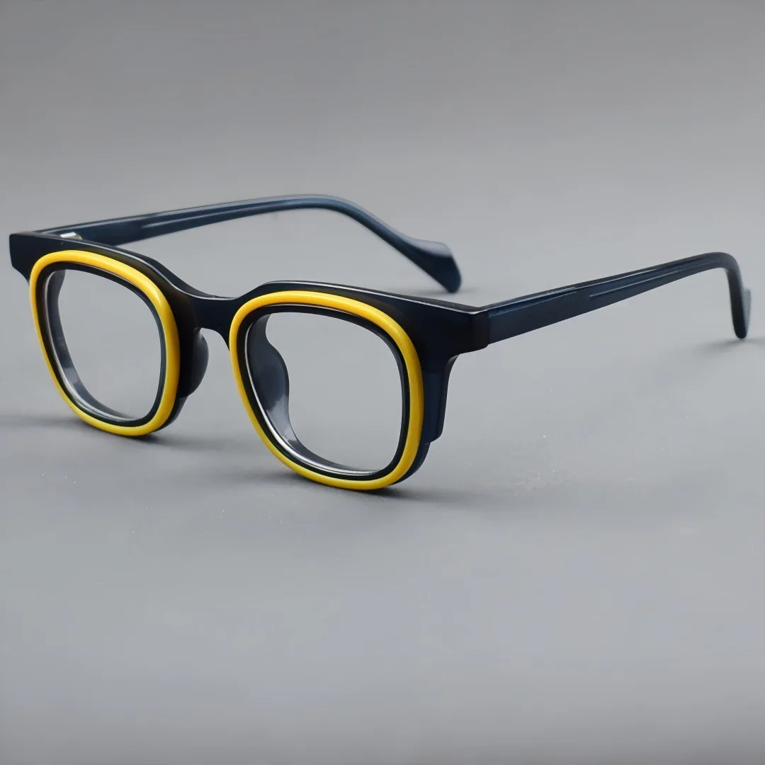

Male Women Oval Eyeglasses Frames Men High Quality Acetate Myopia Glasses Spectacles Prescription Eyewear 0-50 to -600