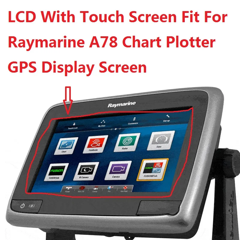 Fit For Raymarine A78 LCD With Touch Screen Chart Plotter GPS Repair