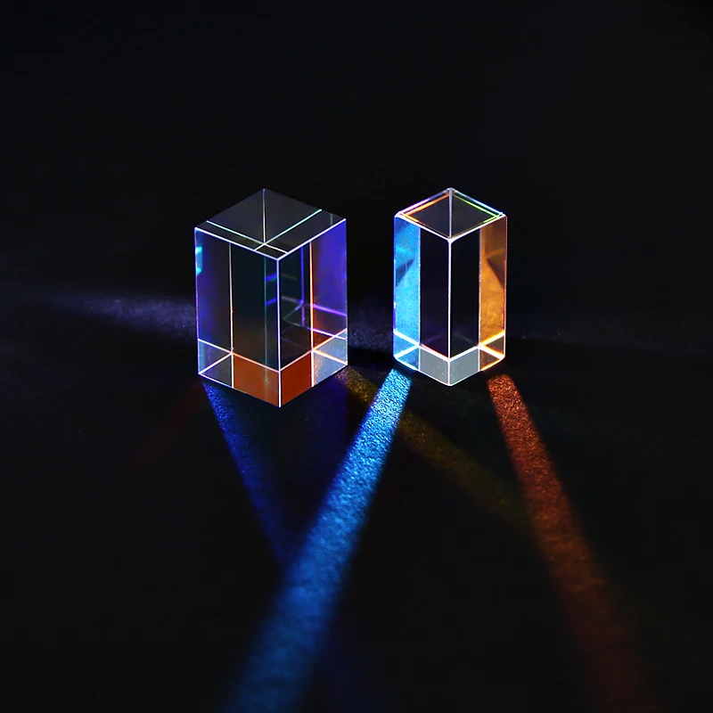 Gift of Suncatcher Light: Tricolor Light Cube, Color Prism, Sunlight Decompression Decoration, K9 Crystal Glass