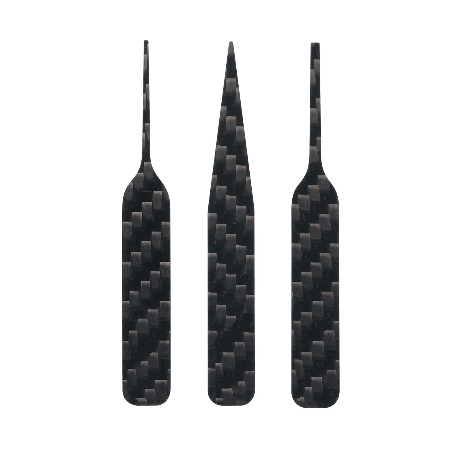 DSPIAE CFB-S01 CFB-S02 CFB-S03 Lrregular Stick abrasivo in fibra di carbonio nero 3 pz/set utensili abrasivi