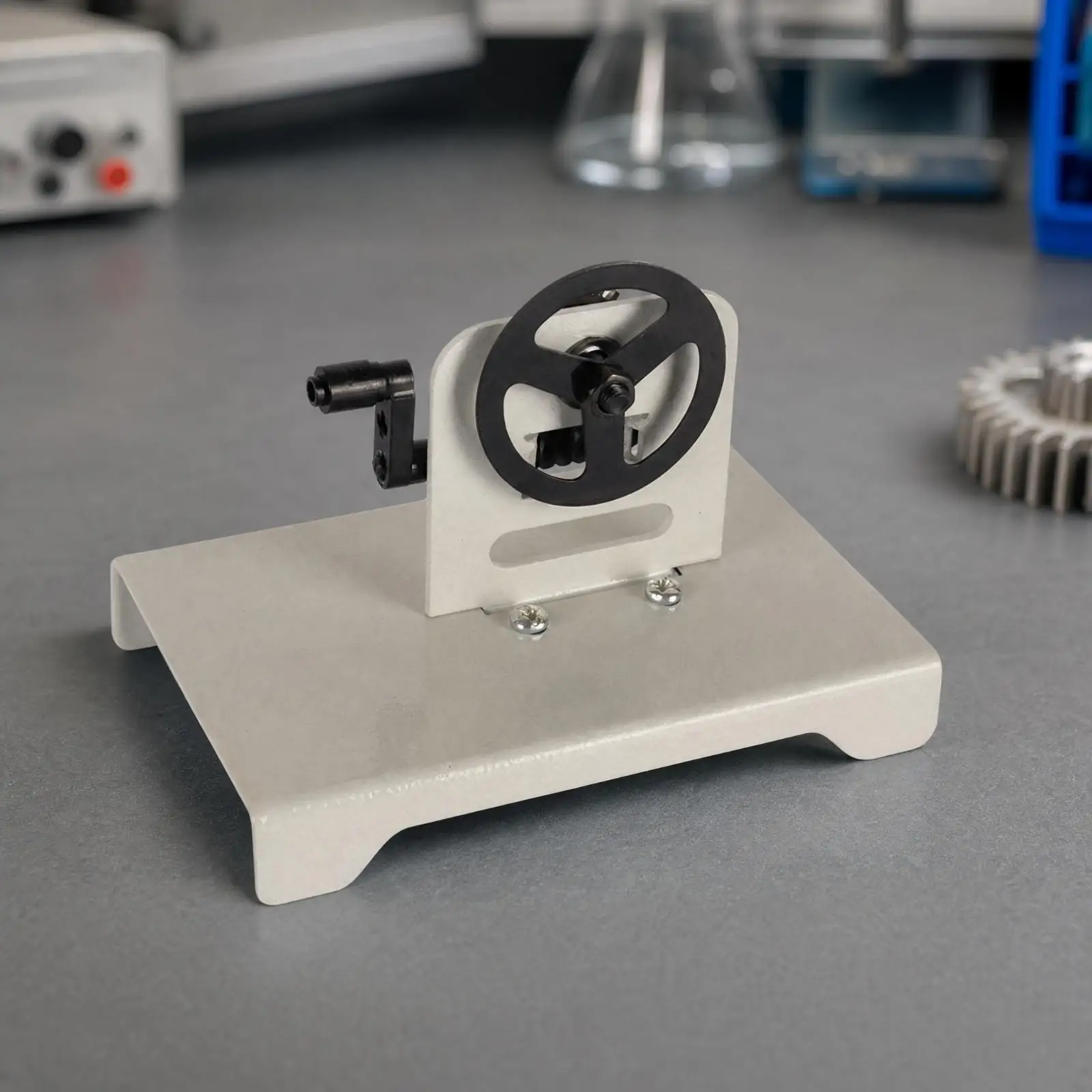 Hand Cranked Worm Gear Drive Unit Educational Toy Mechanical Motion Transfer Model for Middle School Physics Study