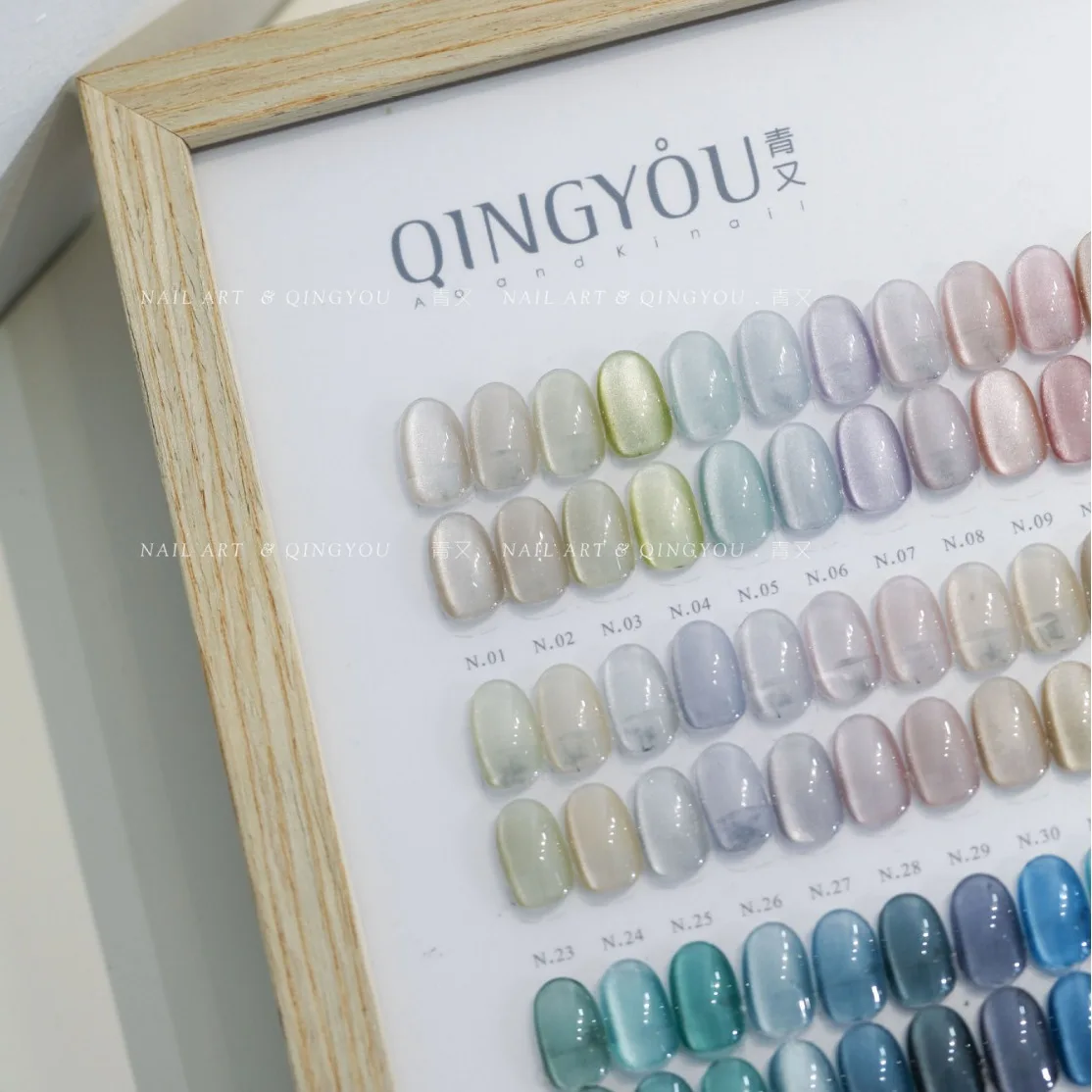 QINGYOU 154 colors Mirror ceramics Cat eye Nail gel set Nail salon 2025 New Fashion Hot sale Nail art Non-toxic Uv Gel Wholesale