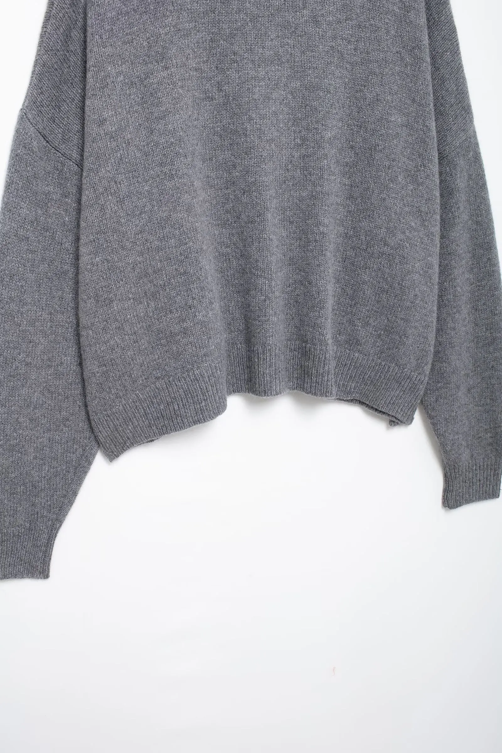 Tangada 2024 Women Elegant Gray Cardigan Sweaters Buttons Long Sleeve Female Crop Jumper 3H0821