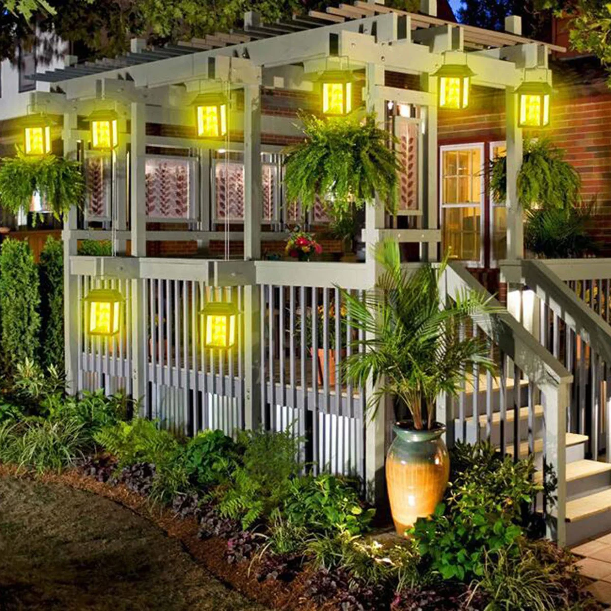 3Pcs Outdoor LED Lights Solar Waterproof Lamp with Handle for Camping Hiking Backyard Decor - Solar Bulb Light