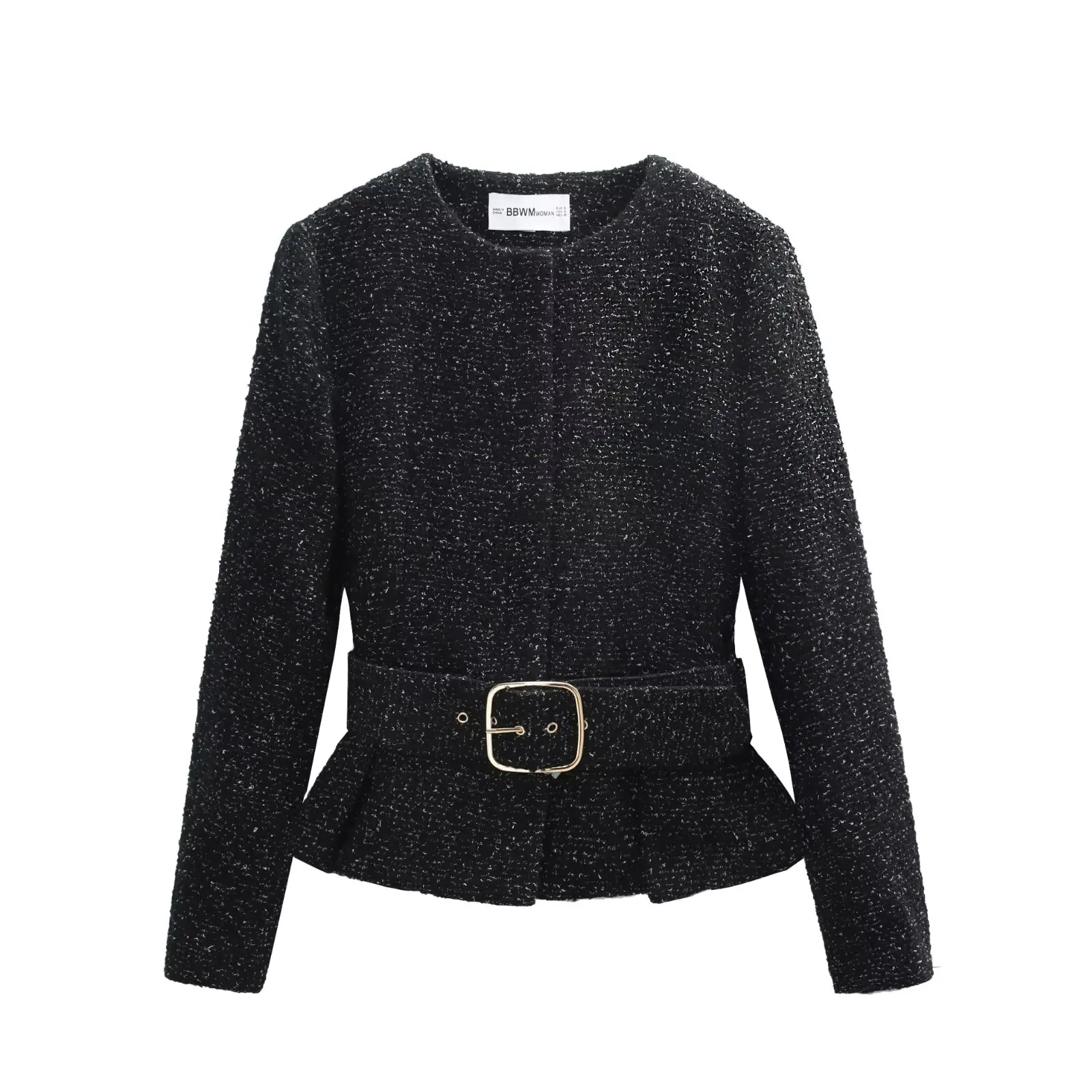 

Высокое качество, французская винтажная маленькая ароматная твидовая куртка, пальто, женское осенне-зимнее модное повседневное уличное короткое пальто, верхняя одежда