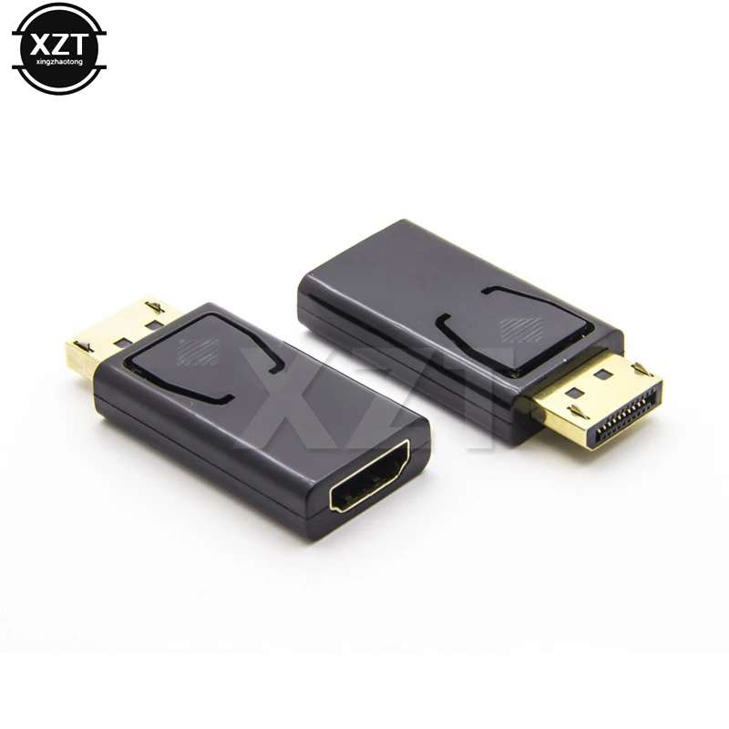 DisplayPort To Hdmi-compatible Adapter Converter Display Port Male DP To Female HD TV Cable Adapter Video Audio untuk PC TV