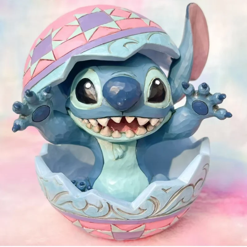 

Official Stitch Easter Egg Collectible Anime Figure Cute Lilo Stitch Desktop Decor Limited Edition Gift Kids Toys Children’s day