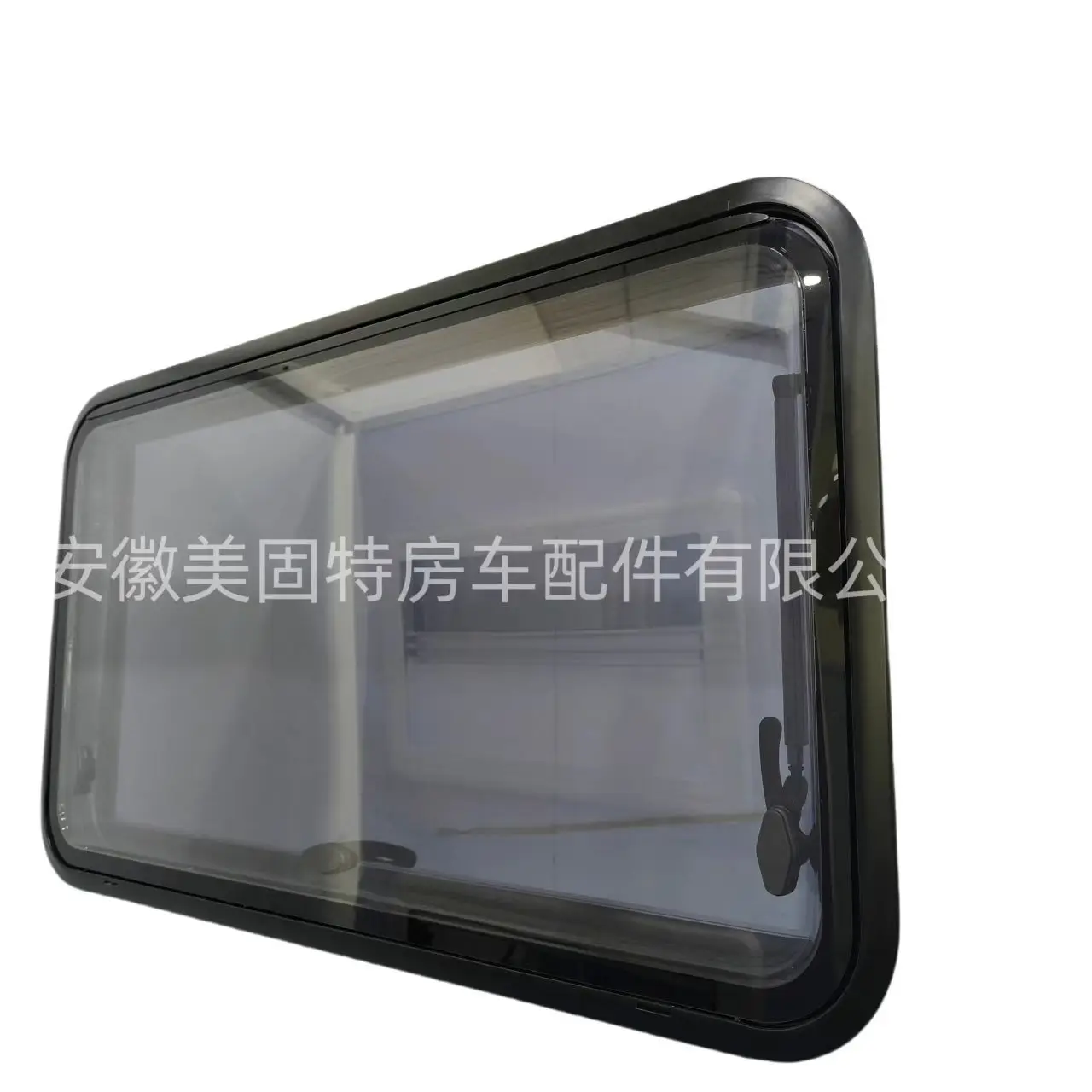 Full Flat Round Corner Outward Push RV Window Aluminum For Camper Trailer Mod Parts