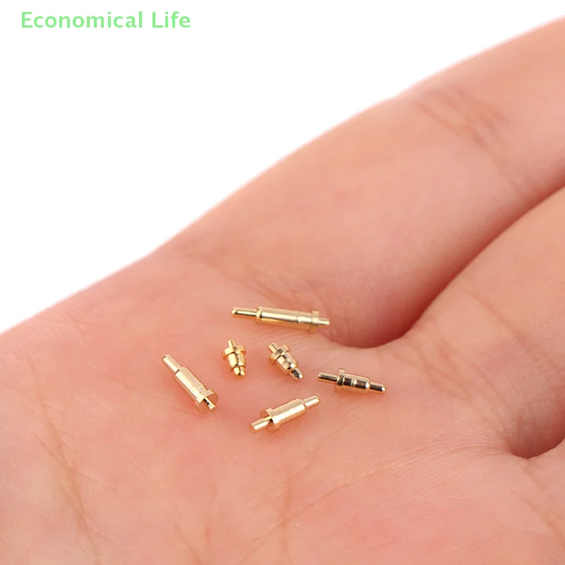 10Pcs Pogo Pin Connector Pogopin Battery Spring Loaded Contact SMD Needle PCB 3 4 5 6 7 8 9 10 12 14 MM Test Prob