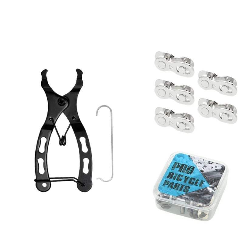 AliExpress Bicycle Repair Tool Set Chain Wear Checker 6/7/8/9/10/11 Speed Joint Magic Buckle MTB Chain Link Plier Bike Buckle Chain Breaker