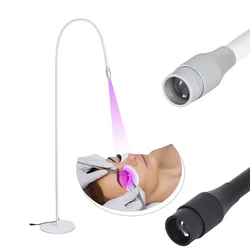 5W/10W UVLED Curing Lamp With Foot Switch Adjustable Focus Floor Lamp Grafting Eyelash Glue Fast Drying Purple Light Beauty Tool