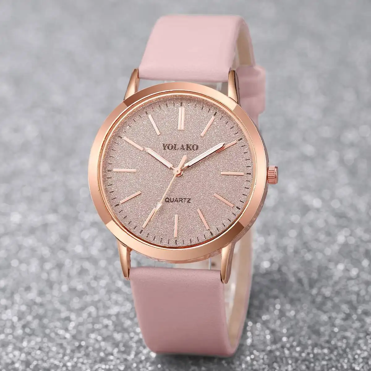 3PCS/Set Fashion Starry Dial Women Quartz Watch Simple Leather Strap Ladies Wrist Watches Reloj Mujer（Without Box） - view 5