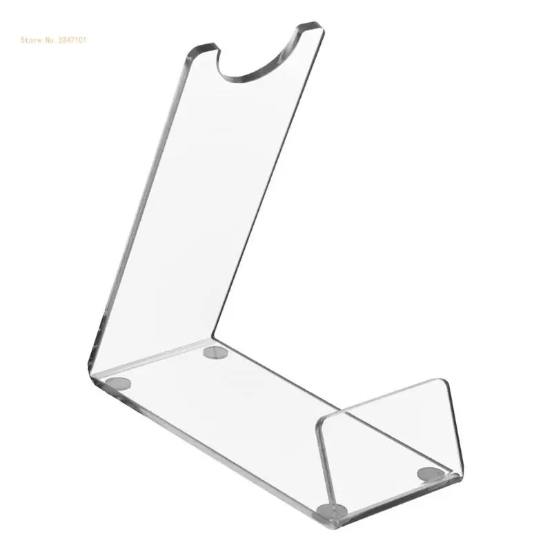 

Durable Acrylic Stand for Desktop Decoration Record Storage Holder Anti Slip Pad Dropship