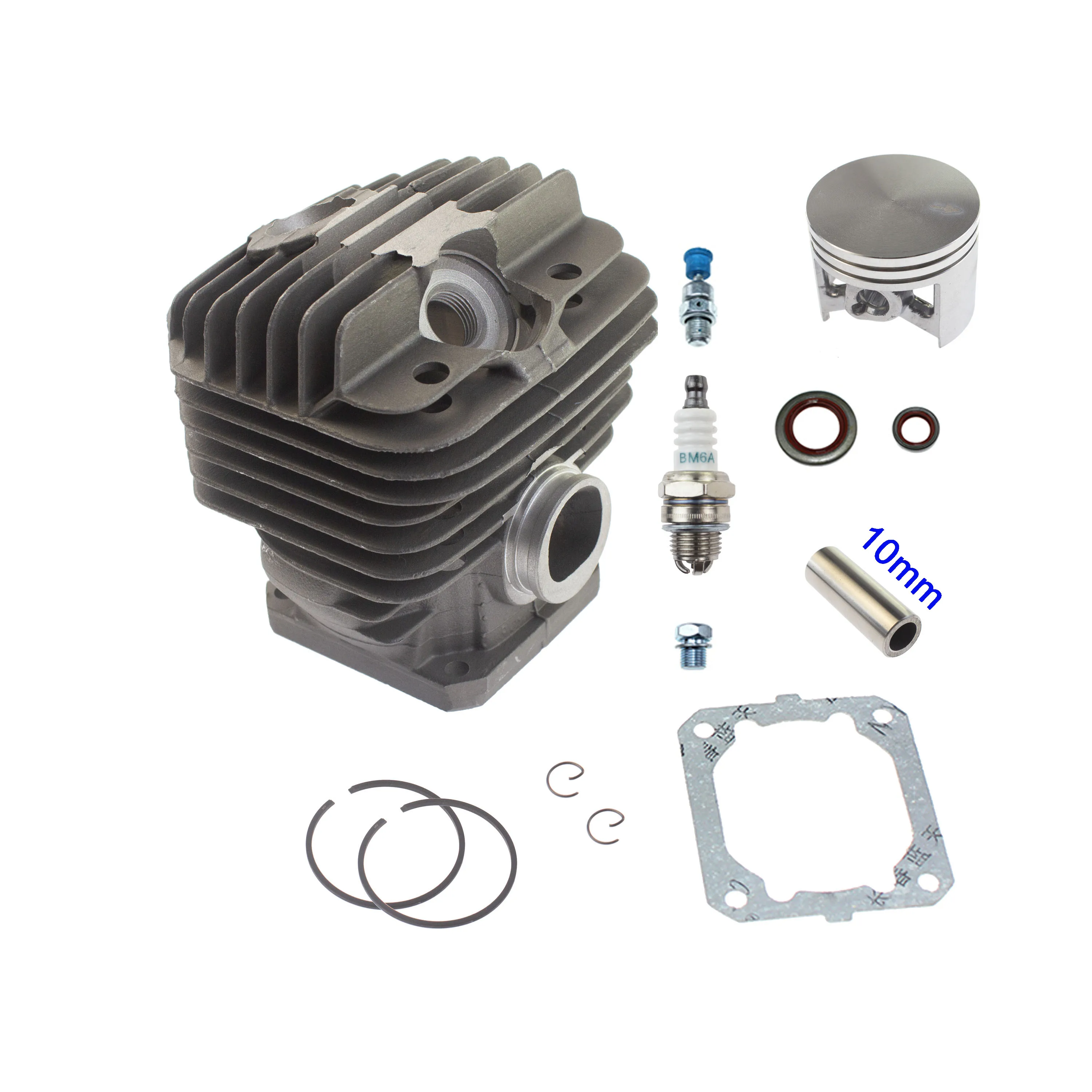 Zylinder Kolben Kit 50mm Mit 10mm Pin 1128 020 1227 Fit Für Stihl Kettensäge MS440 044 044R – Detail 1