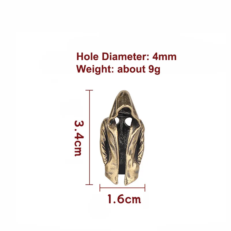 خرزات سكين نحاسية بعباءة، أساور منسوجة يدوياً، إكسسوارات تعليق خارجية - 6