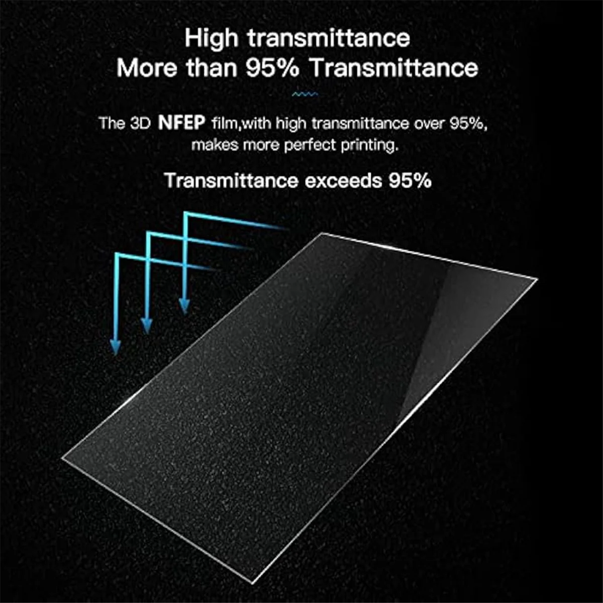 5PCS FEP 2.0 NFEP Film for 3D Printer,Release Film for Saturn 2,Saturn 3 Ultra,Saturn 4, Aturn 4 Ultra,290x210x0.127mm