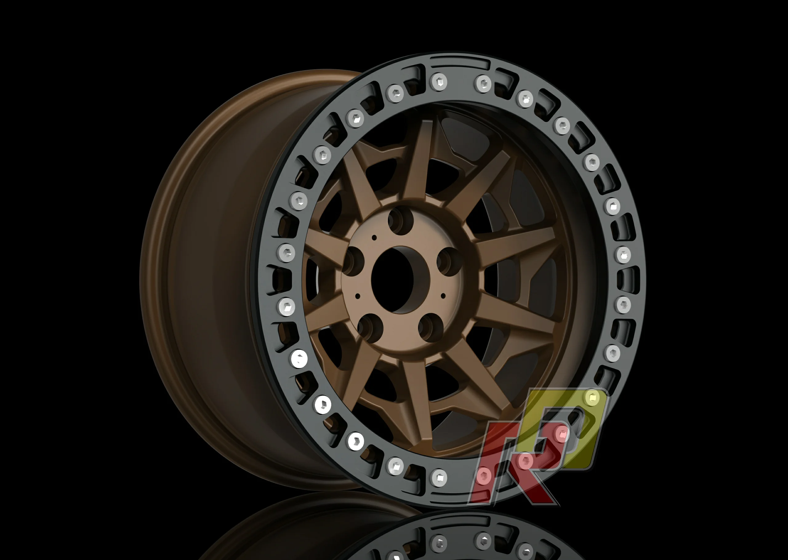 Alloy Beadlock Forged Wheels OFF-Road Rims 16-17-18-20 Inch Fit Car F150/F250/F350/Tank300/LC300/GX400/BJ40/Wrangler DOT