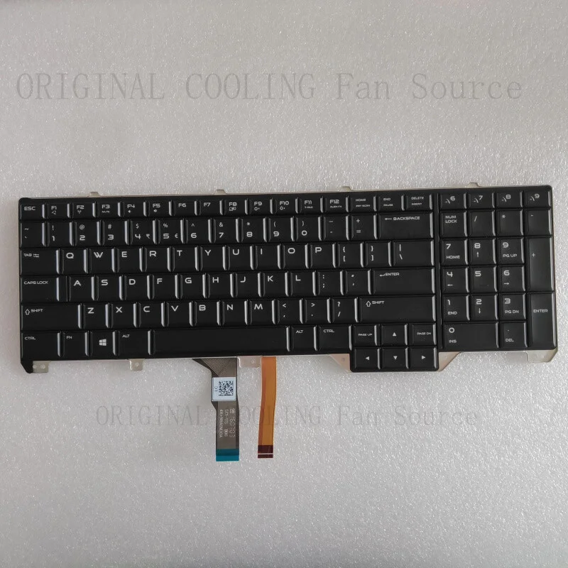 R+  00V352 FOR DELL Alienware 17 R2 R3 Backlit Laptop Keyboard Assembly