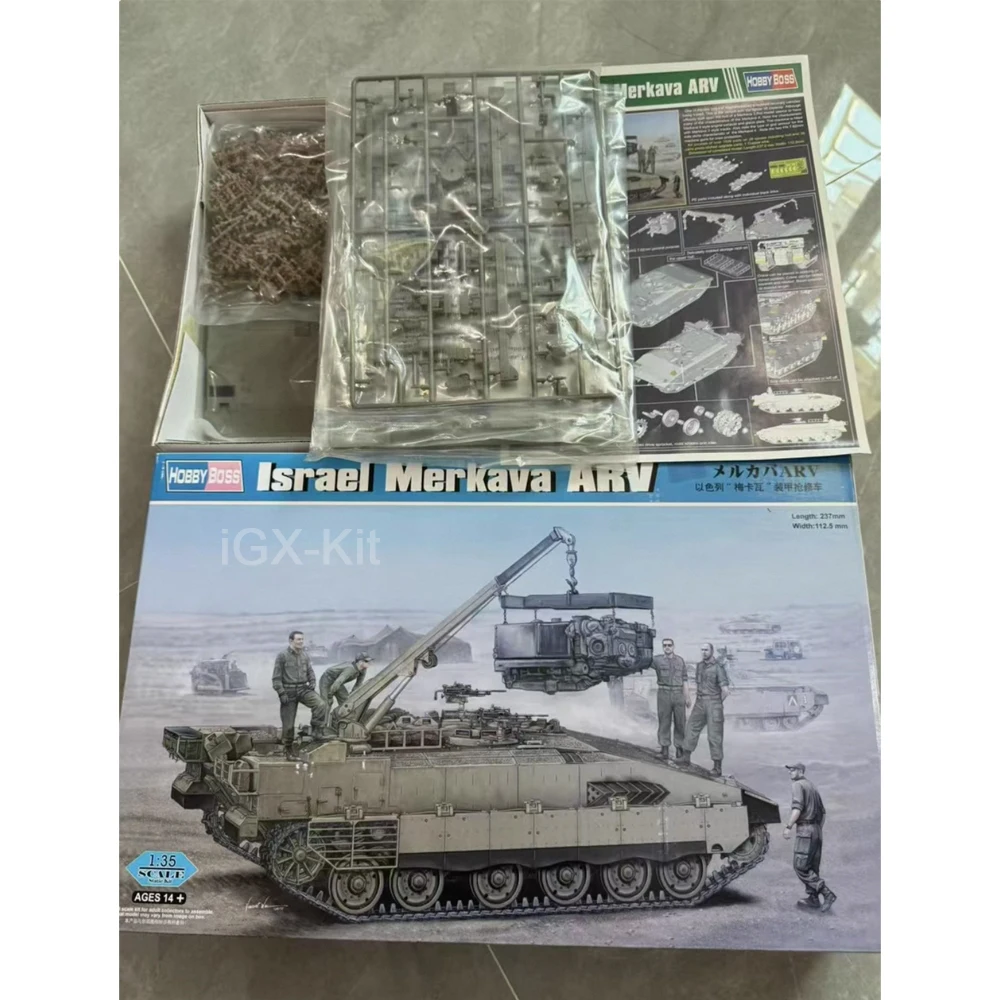 

Hobbyboss 82457 1:35 Scale Israeli Merkava ARV Armored Recovery Vehicle Car Plastic Model Assembly Kit Hobby Craft Building Toy