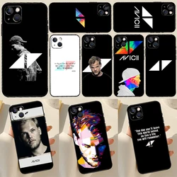 Avicii DJ Tim Bergling Case For iPhone 11 12 13 14 15 16 Pro Max Mini XS Max XR X Plus Back Cover Phone Case