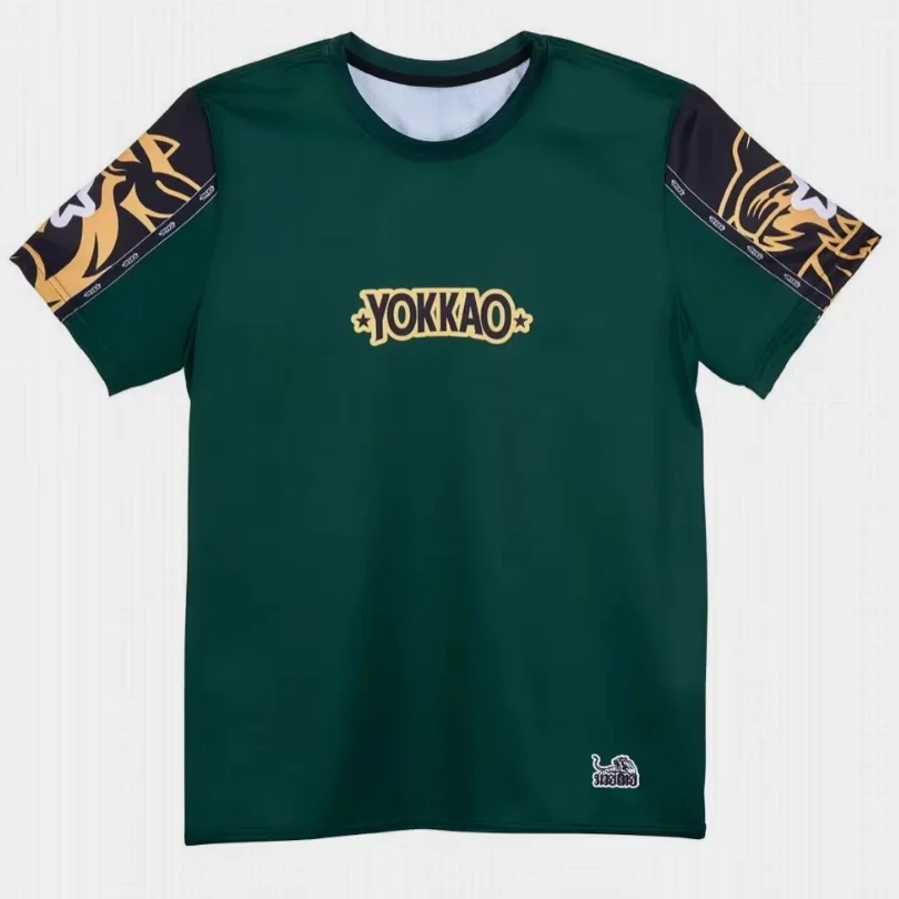 2026 Sommer Herren YoKKAO Muay Thai Freizeit-Sport-T-Shirt mit Schnelltrocknungsfunktion, Kurzarm, 3D-Druck, Atmungsaktiv, Bequem, Oversize – Detail 6