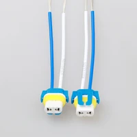 Adaptador de bombilla HB3 para faros de coche, 2 piezas, 9005, accesorios para conectores