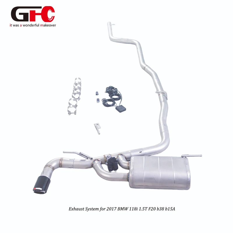 

Выхлопная система GFC Cat-Back с клапаном для BMW 118i F20 1.5T B38 (2015-2019) - Одинарный глушитель, одинарный клапан, одинарный выход