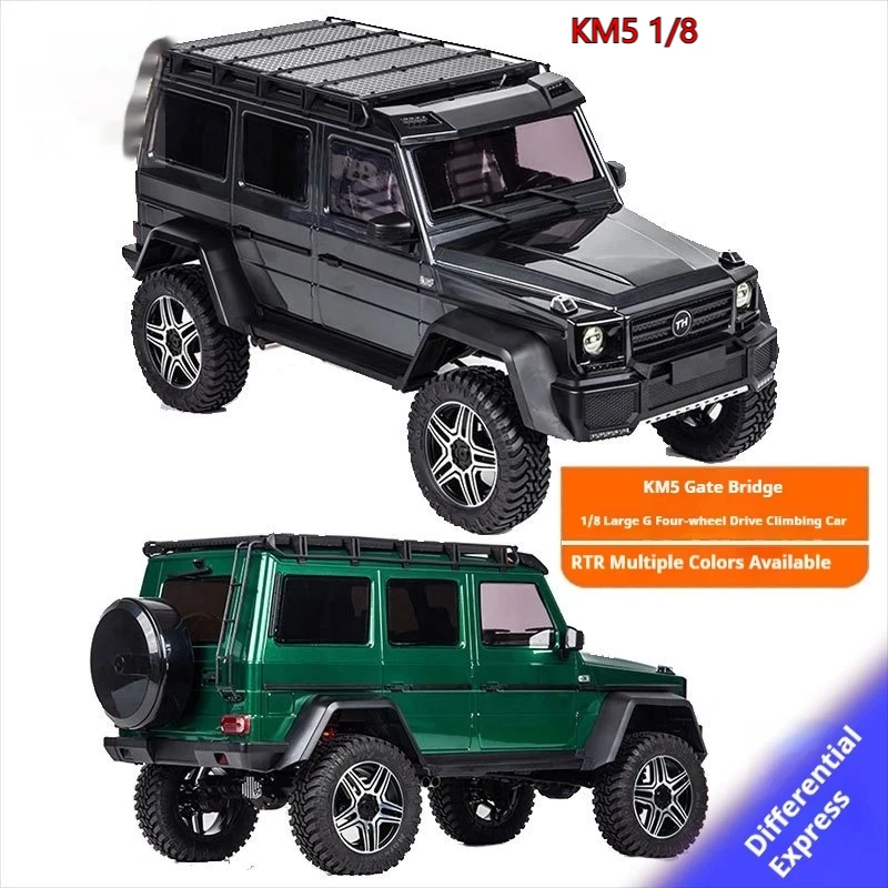 

Thunder God KM5 Дверной мост Big G 1/8 Электрический альпинистский автомобиль с дистанционным управлением 4WD Внедорожник Двухскоростной дифференциальный замок