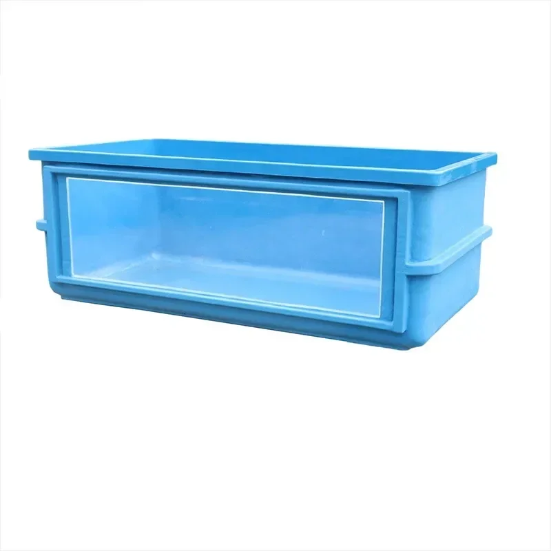 

blue, white and black crystal Gaoli fish tank aquarium and accessories