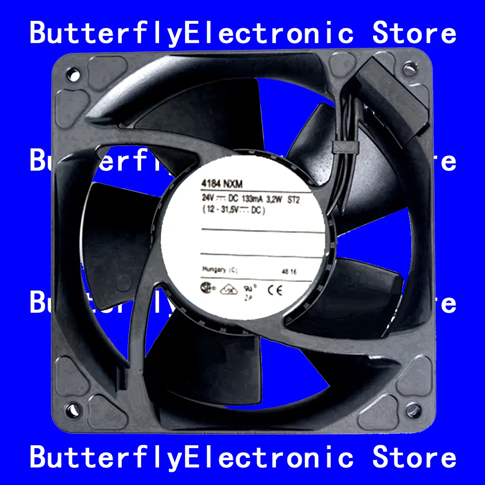 

NEW ORIGINAL 4184NXM 4184 NXM 24VDC 12038 COOLING FAN COOLER 119 x 119 x 38 mm