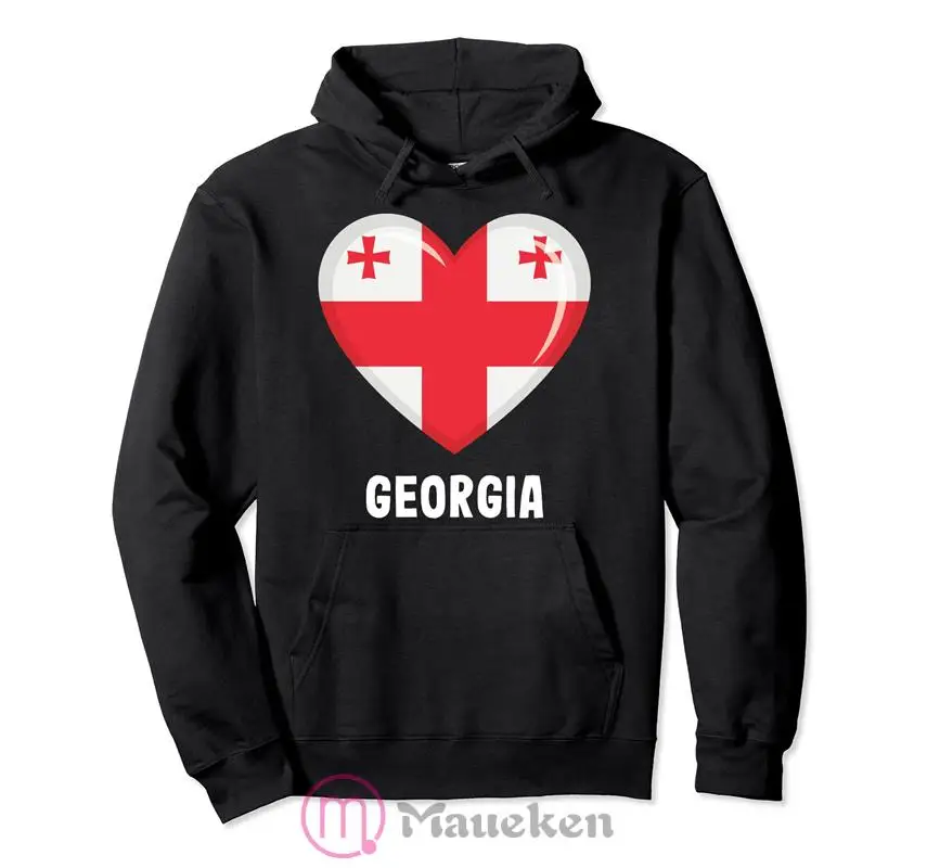 2022 Georgia Hoodie Men Sweatshirt Sweat New Hip Hop Streetwear Tracksuit Nation Country Flag GEO Georgian