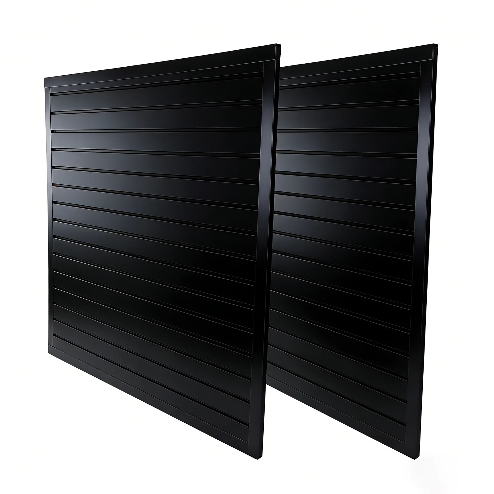 2 Pack  Board 4 X 8ft PVC Wall Mounted Storage Rack High Load Capacity for Home Garage Shop Display & Organization