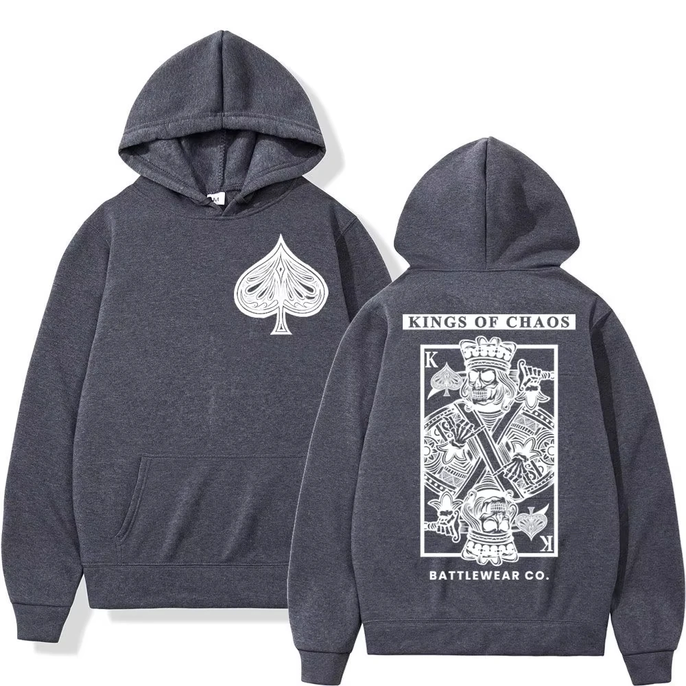 25 بلوفرات فضفاضة على الموضة ملك الفوضى ملابس المعركة Co جرافيك هوديي ملابس رجالية بلوزات كلاسيكية على الطراز القوطي للرجال والنساء غير رسمية #4