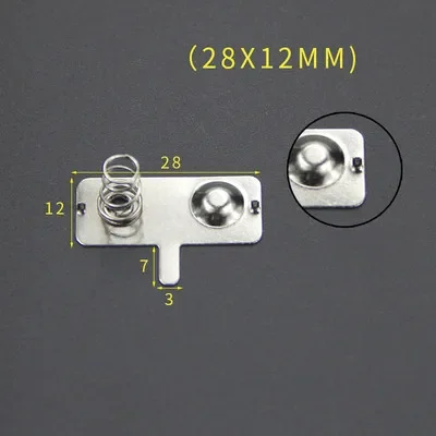 YYT 20PCS Frühling blatt AA 12*12/26,5/27,5/28MM kontakt blatt batterie box positive und negative blätter 0,3 MM eisen + vernickelung