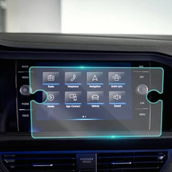 For Volkswagen VW Jetta MK7 2019-2024 Car Multimedia Video GPS Navigation LCD Screen Tempered Glass Protective Film