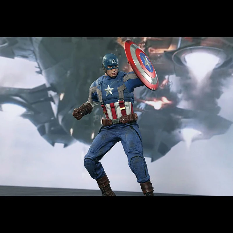 Hot toys Steve Rogers Action Figure Captain America Figures HT MMS240 Model Statue Doll Collection Decoration Toy Birthday Gifts