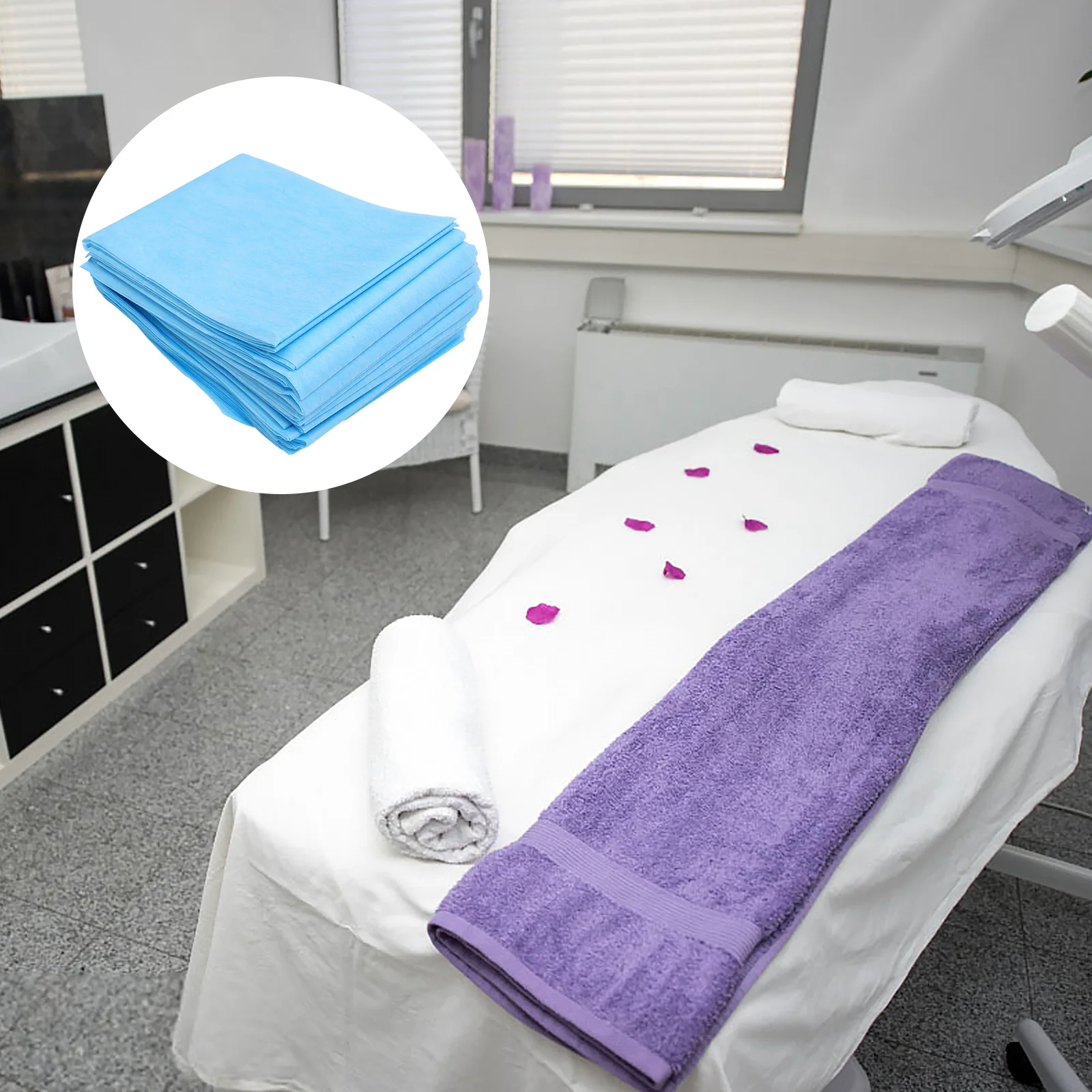 

20 шт. одноразовые простыни из нетканого материала, мягкие водонепроницаемые простыни для спа-кровати, салонная массажная терапия, нетканая простыня, водонепроницаемая простыня