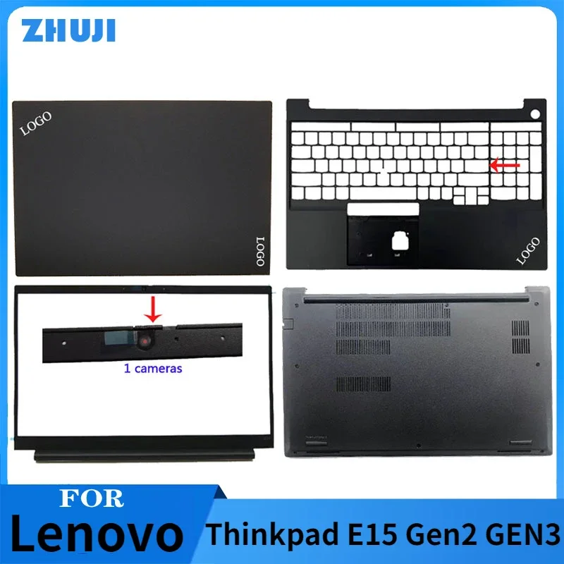 

NEW For Lenovo Thinkpad E15 Gen2 GEN3 Laptop LCD Back Cover/LCD Front Cover/Palm Holder/Bottom Cover Black