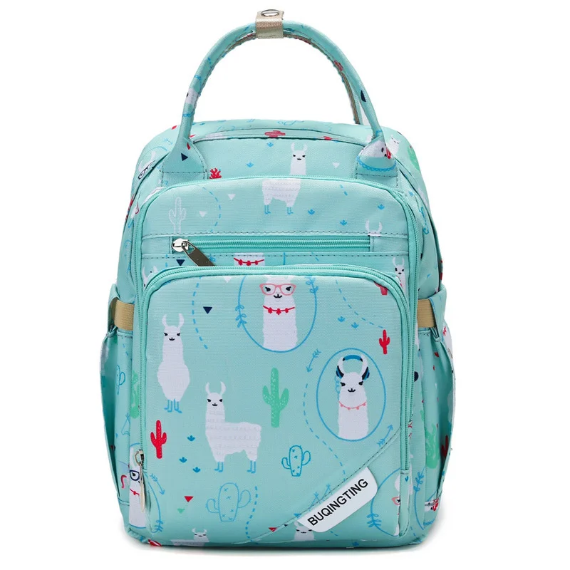 2023 New Large-capacity Outgoing Mummy Bag Fashion Multifunctional Backpack Expecting Mother Lady Cartoon Diaper