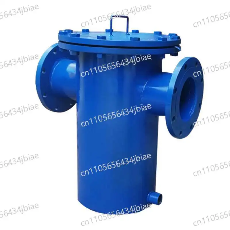 Stainless steel basket blue filter, quick-opening through filter