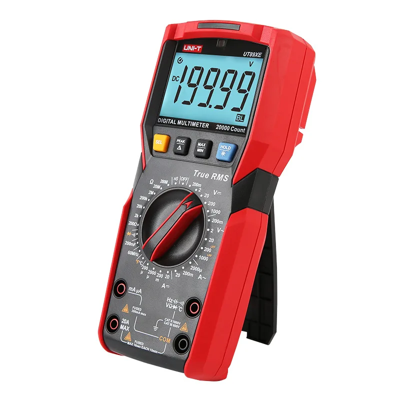 

UNI-T UT89XE Professional Digital Multimeter Tester True RMS AC/DC Voltage Current Temperature Meter Electrical Instruments