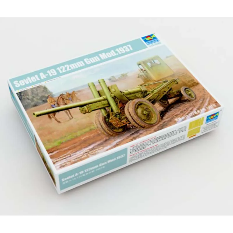 Trumpeter 02325 1/35 Soviet A-19 122mm Gun Model 1931/37 Military Collectible Plastic Assembly Model Toy Building Kit