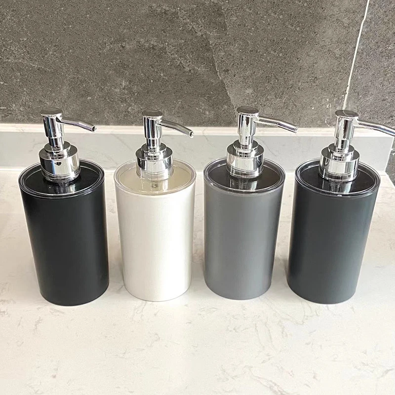 320ml Plastic  Soap Dispenser Solid Color Liquid Soap Dispensers For Bathroom Kitchen Lotion Storage Bottle Home Decoration