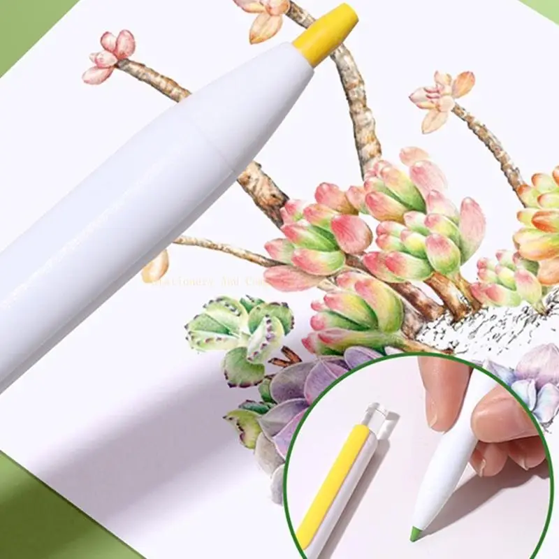 

Erasable Colored Pencils Non Sharpening For Kid Art Project 3.0MM Refillable