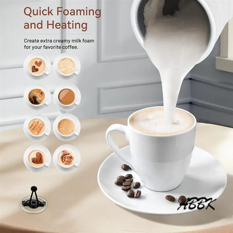 

ABBK-Frother Венчик для электрической пароварки для молока MMF-809 MMF-809-WH для Keurig K-Latte Single Serve K-Cup