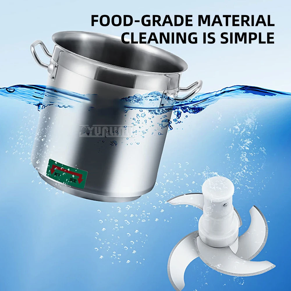 Stainless Steel Meat Mincer Kitchen Meat Cutter Electric Food Processor Multifunctional Elettrodomestici Cucina