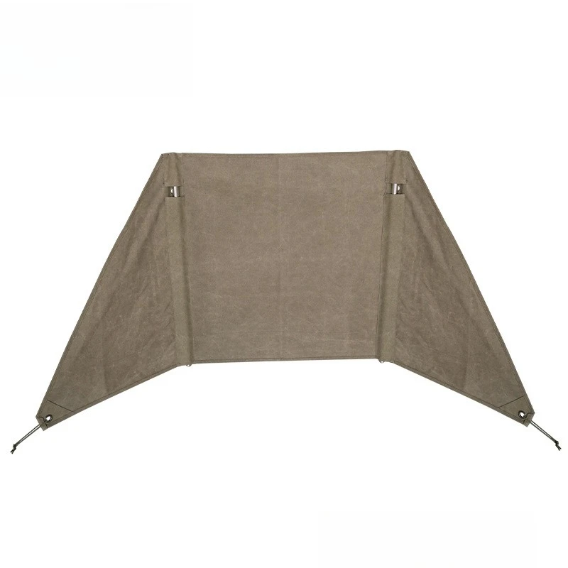

Outdoor camping autumn and winter windshield thickened canvas barrier BBQ windshield
