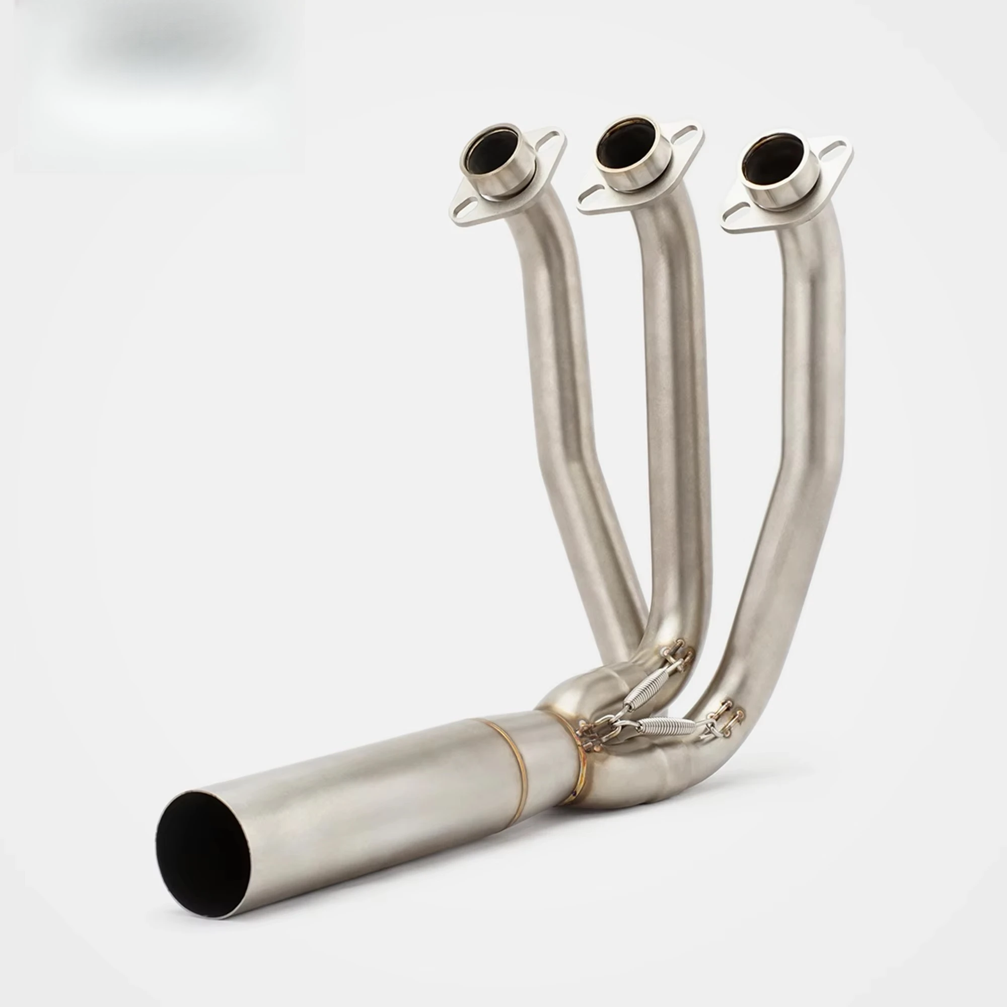 For 675sr Carbon Fiber Stainless Steel Full Exhaust System LV Style Matte Texture High-Temp Resistant Sportbike Racing OEM 3
