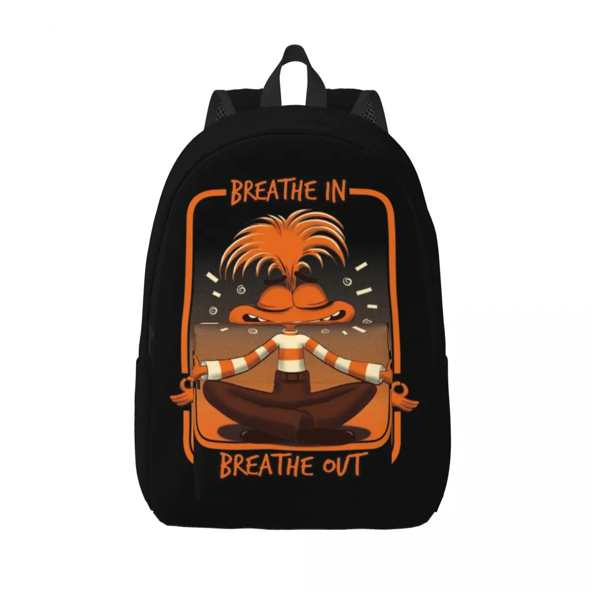 Anxiety Mode Inside Out 2 for Men Women Student School Bookbag Breathe In Breathe Out Daypack Elementary High College Outdoor